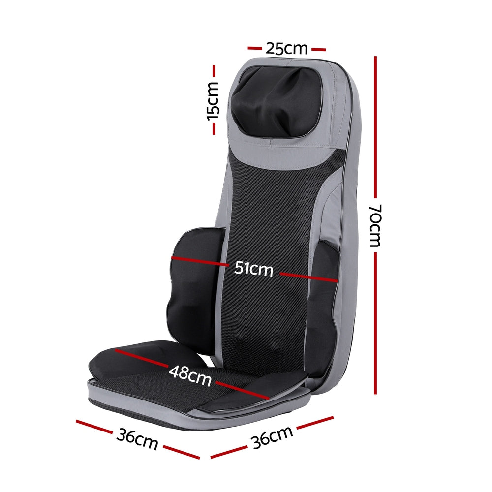 Livemor 8-nodes Full Back Heating Massage Cushion Seat