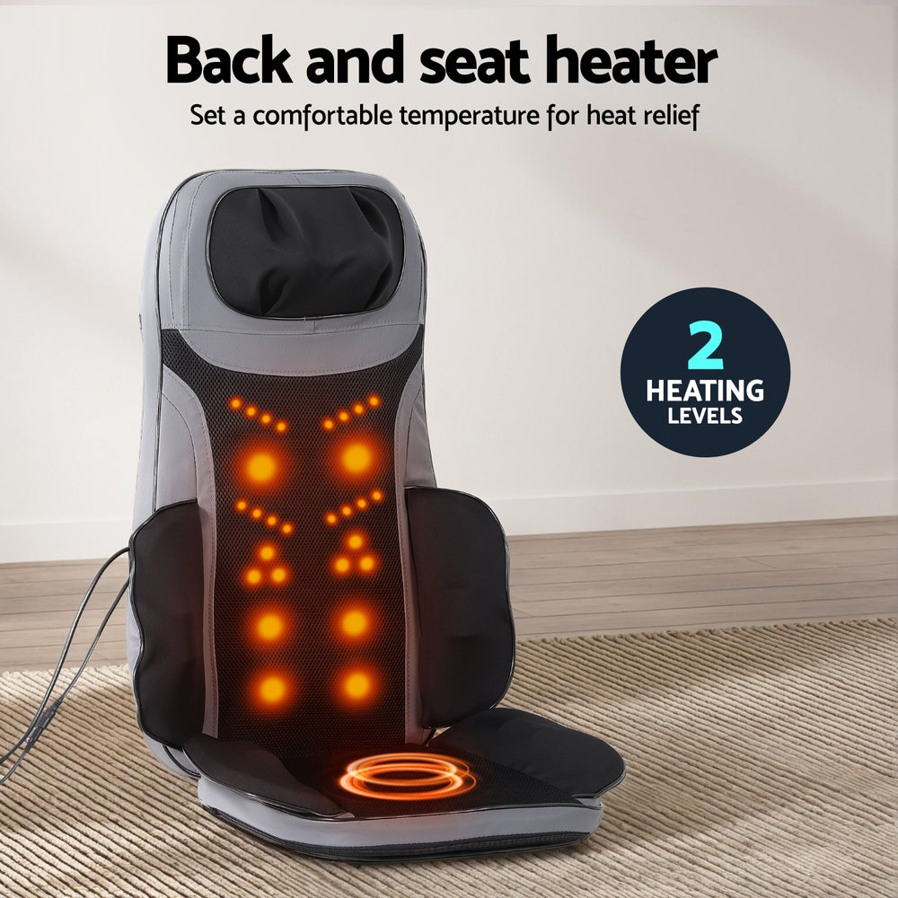 Livemor 8-nodes Full Back Heating Massage Cushion Seat