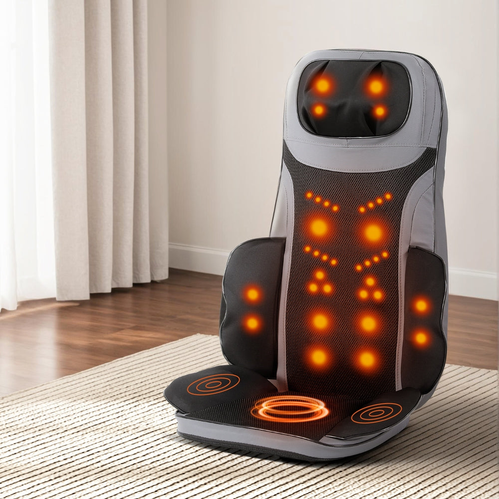 Livemor 8-nodes Full Back Heating Massage Cushion Seat
