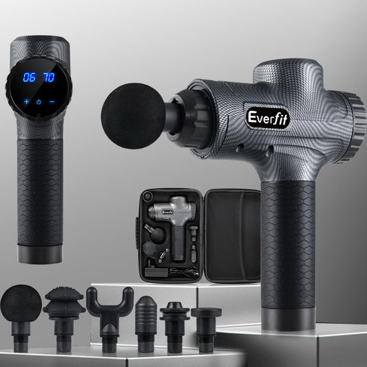 Everfit Massage Gun 30 Speed 6 Heads
