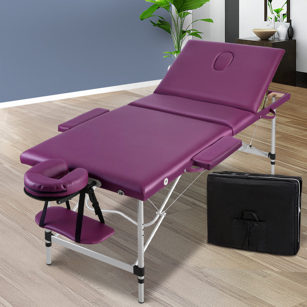 Violet Portable Massage Table- 75cm Wide