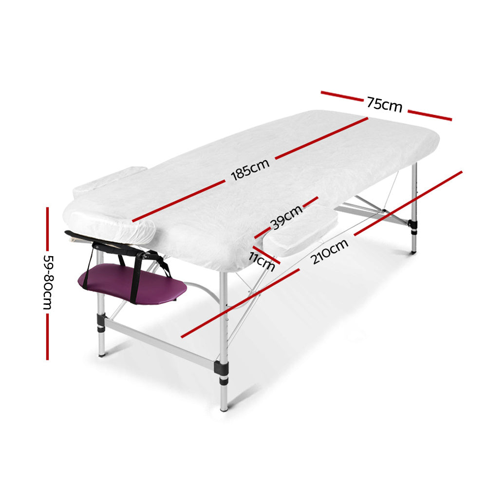 Violet Portable Massage Table- 75cm Wide