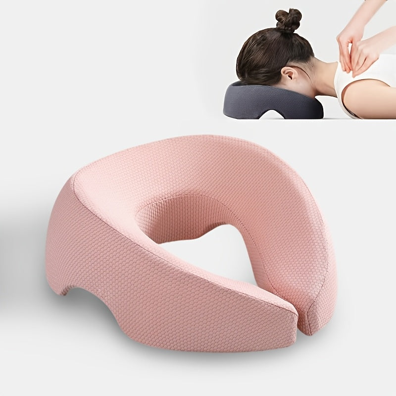 Soft O-shaped/U-shaped Face Pillow for Beauty, Massage, Ergonomic Face Pillow, Travel