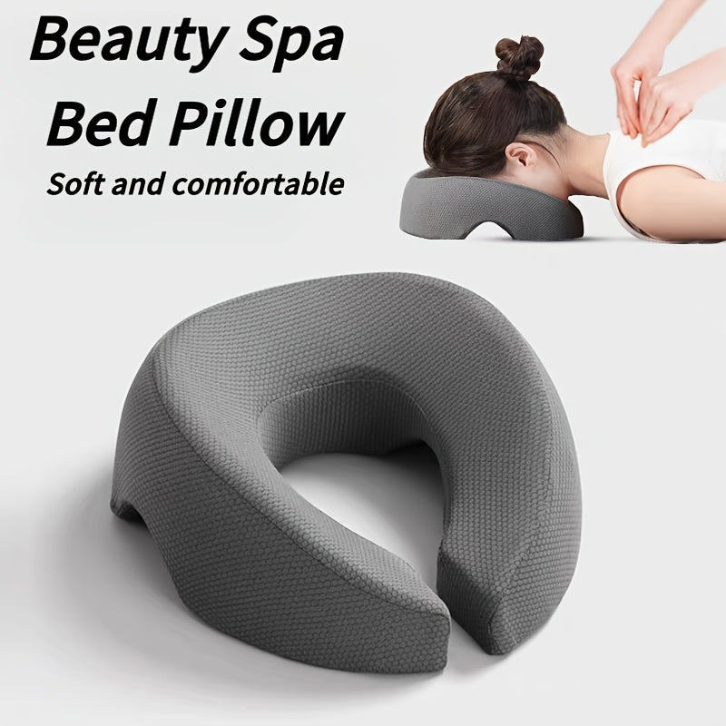 Soft O-shaped/U-shaped Face Pillow for Beauty, Massage, Ergonomic Face Pillow, Travel