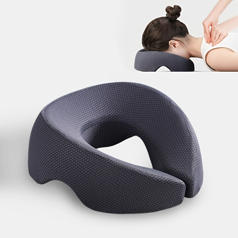 Soft O-shaped/U-shaped Face Pillow for Beauty, Massage, Ergonomic Face Pillow, Travel