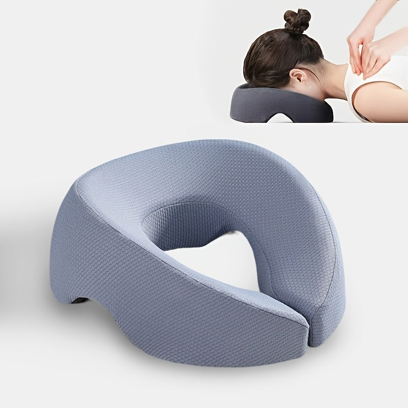 Soft O-shaped/U-shaped Face Pillow for Beauty, Massage, Ergonomic Face Pillow, Travel