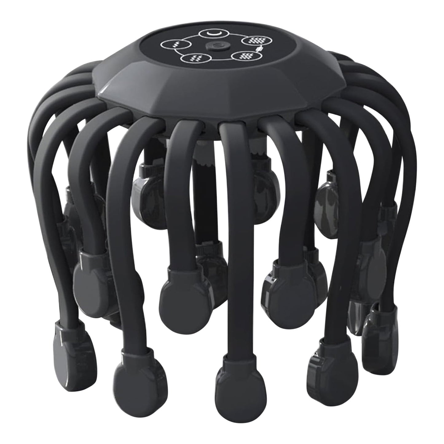 Grrvtrz Scalp Massager Motorized with 20 Individual Massage Nodes. Orange or Black