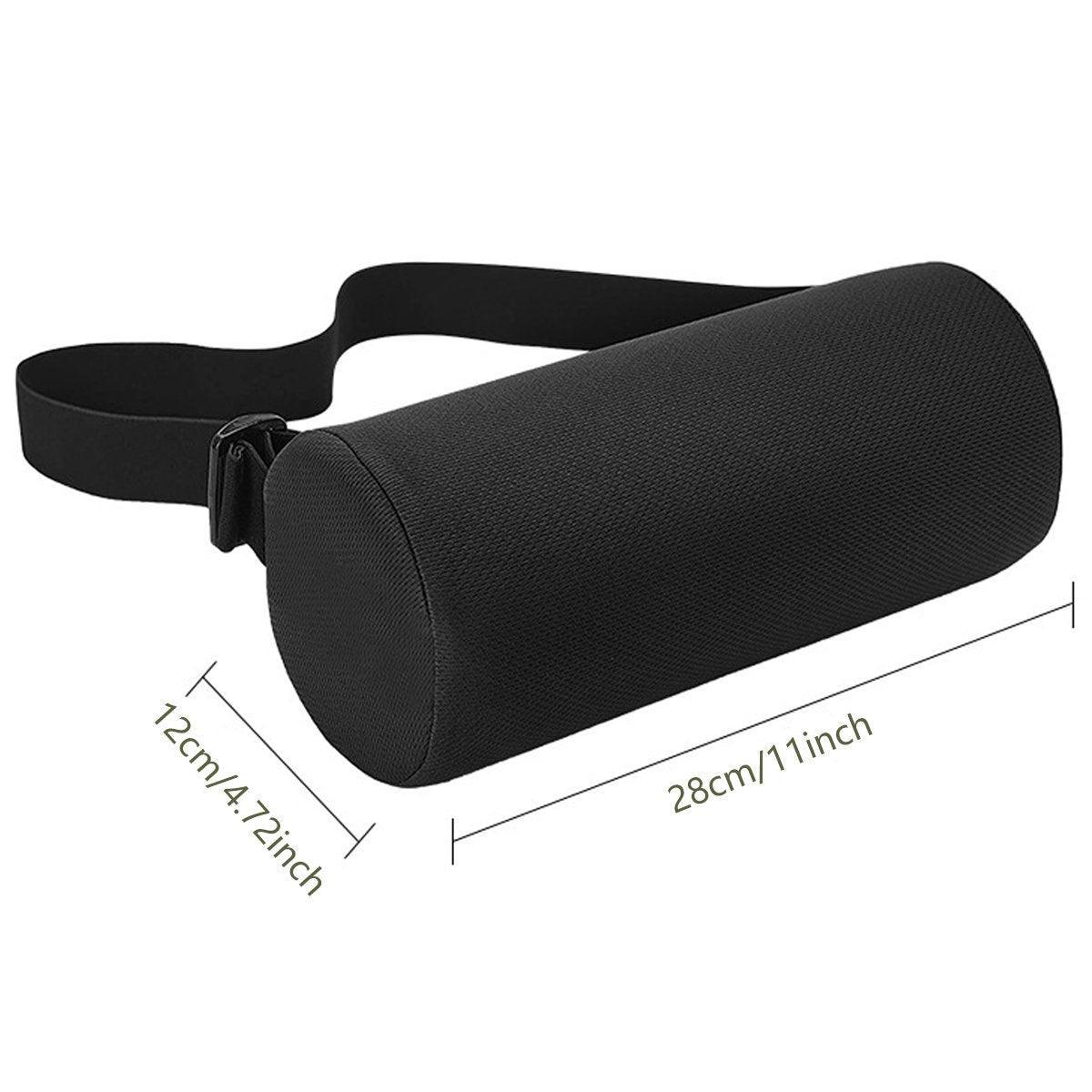 Adjustable Lumbar Support Pillow Cylindrical Back Cushion