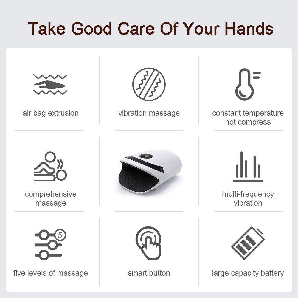 Electric Hand Massager- Advanced Recovery and Relaxation