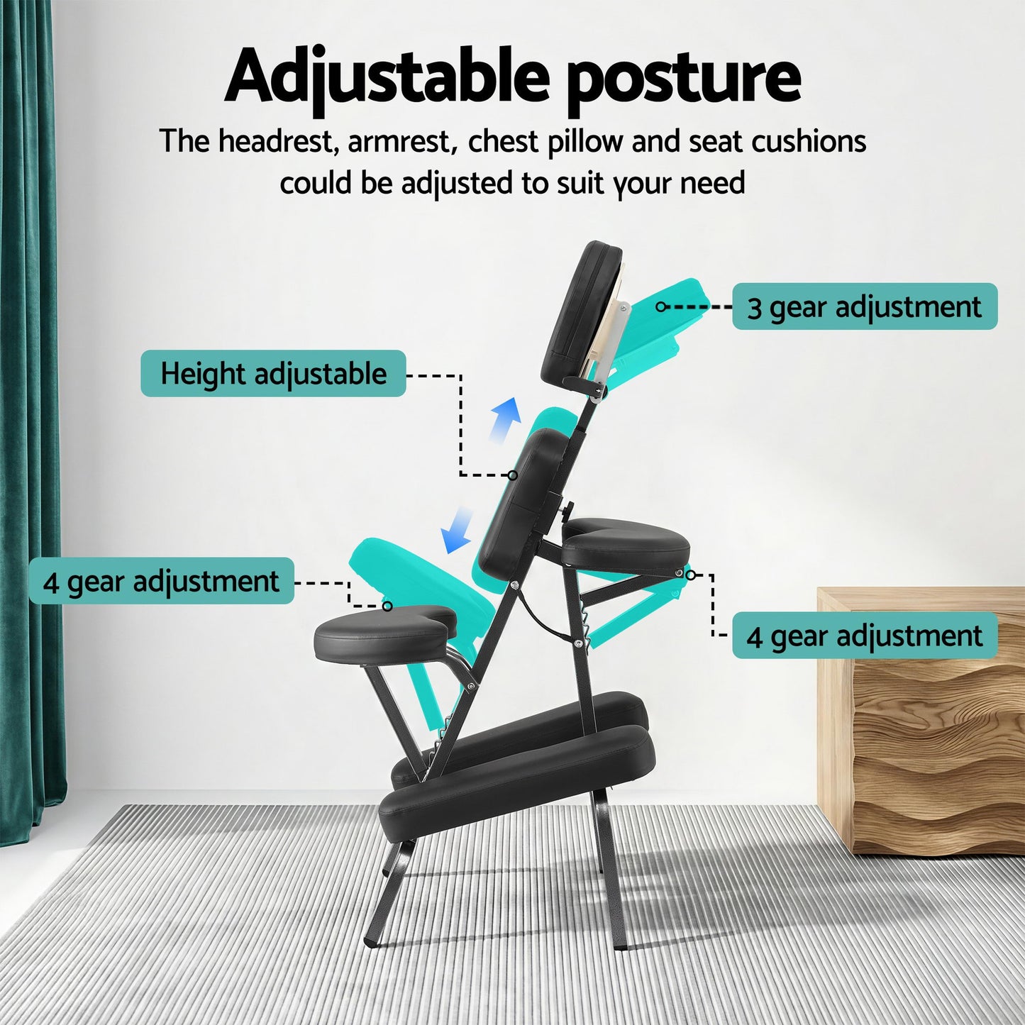 Portable Massage Chair & Carry Case