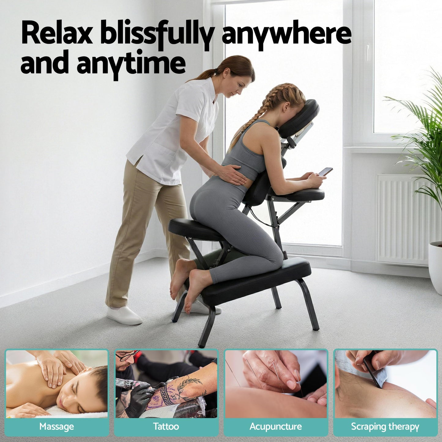 Portable Massage Chair & Carry Case